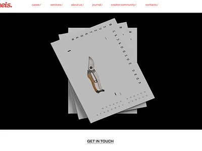 Website multipage for marketing agency Meis design development digital landing page marketing multipage ui ux web web design