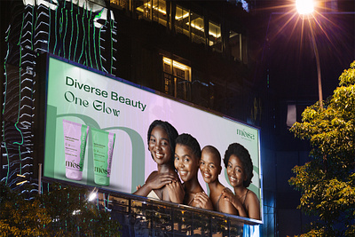 Billboard Design for a Skincare brand advertising design billboard design graphic design print design