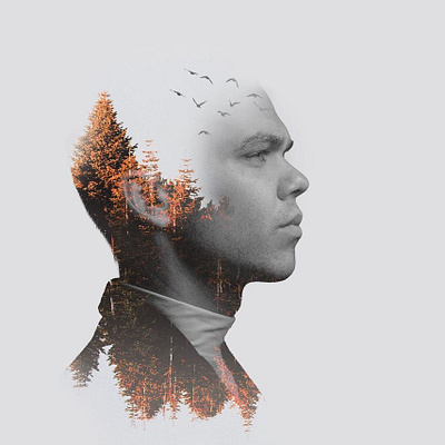 DOUBLE EXPOSURE graphic design