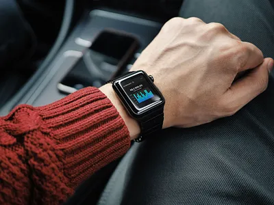 @Keepi Dashboard - Insights on Watch applewatch branding dark mode dashboard data design growth insights ui ux watch