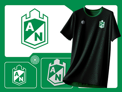 Atletico Nacional Rebrand atletico atletico nacional badge ball crest design football green illustration logo rebrand soccer verde verdeyblanco verdolagas