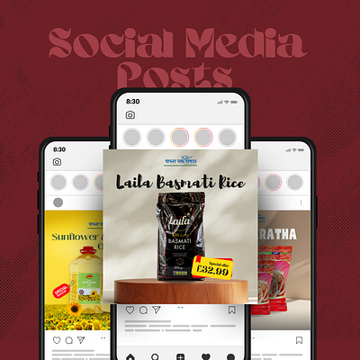 🛒 Grocery Store Social Media Poster Design