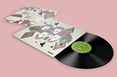 STRFKR - ST LP album art album cover art art branding design graphic design illustration music