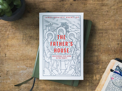 The Fathers House - Book Cover Illustration bookcoverdesign branding canadian catholic book cover digital engraving digital woodcut graphic design illustration illustrator jamesdominicbrent ken reaume kenneth reaume line art the fathers house