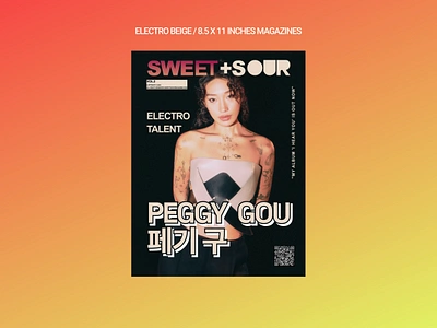 Magazine Cover Design: Peggy Gou branding graphic design