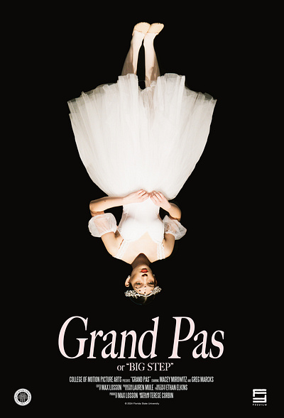 "GRAND PAS" - Film Poster graphic design