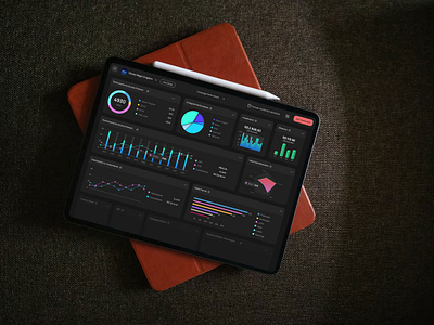 @Keepi Dashboard - Tablet View dark mode dashboard design interface ipad product design tablet ui ui design ux ux design