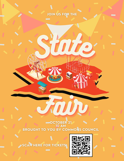 Texas State Fair (Commons Council Promo) ad event graphic design illustration promo