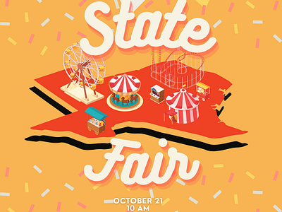 Texas State Fair (Commons Council Promo) ad event graphic design illustration promo