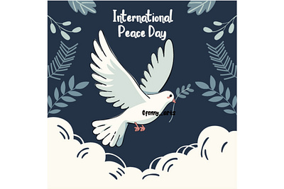 International Day Peace with Dove Leaves campaign culture day dove education event freedom greeting harmony holiday hope humanitarian humanity leaves nation peace symbol unity violence world