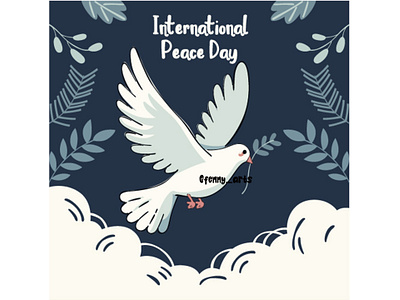 International Day Peace with Dove Leaves campaign culture day dove education event freedom greeting harmony holiday hope humanitarian humanity leaves nation peace symbol unity violence world