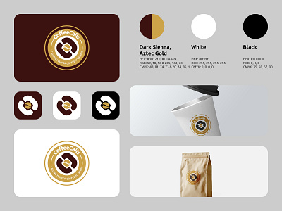 CoffeeCalls Logo badge branding business coffee coffee shop emblem logo logos simple