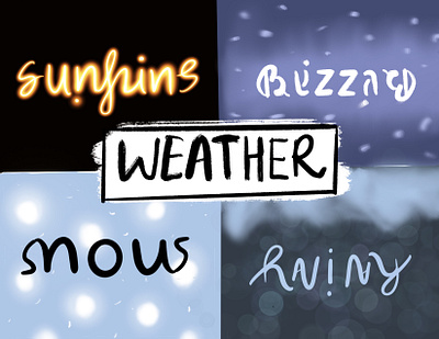 Weather Ambigrams ambigram ambigrams ap 2d creative design digital art graphic design