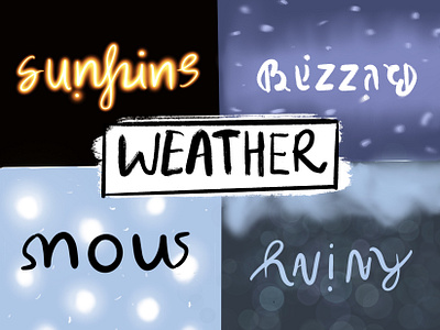 Weather Ambigrams ambigram ambigrams ap 2d creative design digital art graphic design