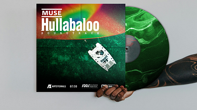 Muse Hullabaloo album cover alternative design album cover design graphic design photoshop poster