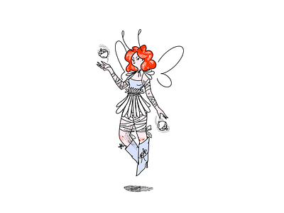 🧚🧚🧚 butterfly character design fairy fantasy illustration nymph sprite