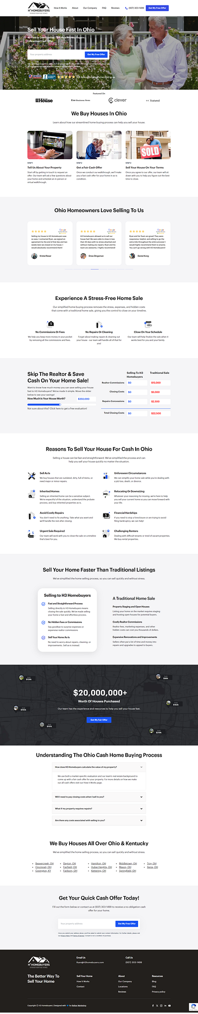 H3 home buyers graphic design ui