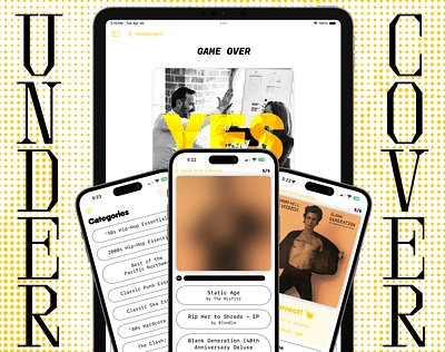 under cover | iOS app design app design design ios monospace punk swiftui ui xerox