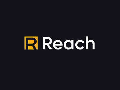 Reach Logo Design app brand designer branding brandmark business logo design fintech graphic design iconic identity designer logo logo design logo designer r saas ui unique vector