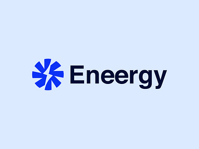 Eneergy - Logo Design bolt branding design eneergy logo energy identity logo logo design logo designer logo mark logodesign logotype renewable solar spark