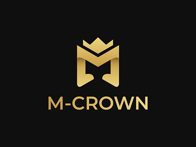 monarch, crown, m letter art beauty branding design fashion gold jewelry king logo logodesign mark minimal monogram queen royal unique vector