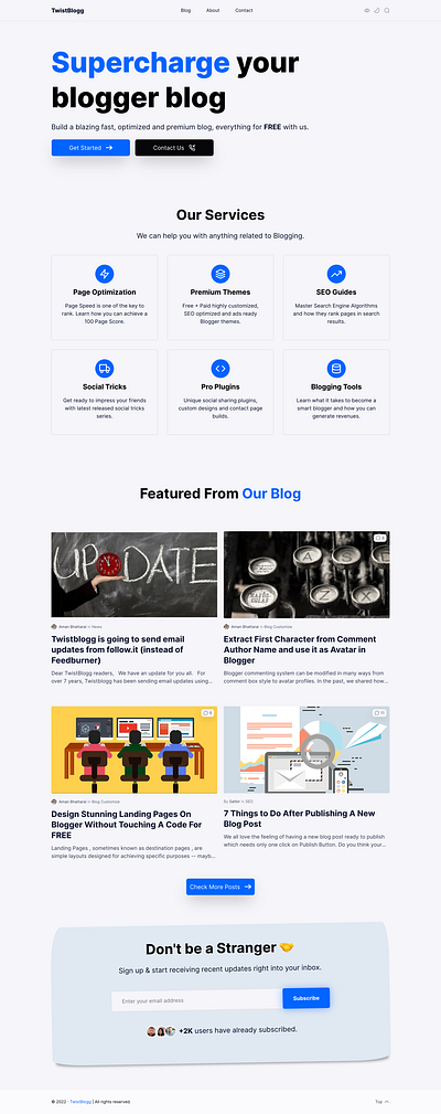 Minimal Bold Blogger Theme Design - Homepage, Blog, Article Page article page blog page blogger bold clean design creative homepage minimalist new design idea simple design typography ui website