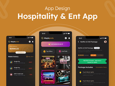 Hospitality & Entertainment App