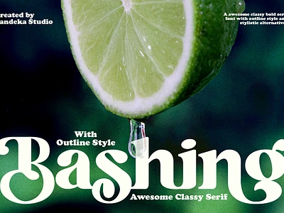 Bashing - Retro Swash Font 1980s.