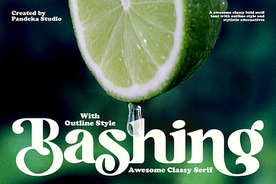 Bashing - Retro Swash Font 1980s.