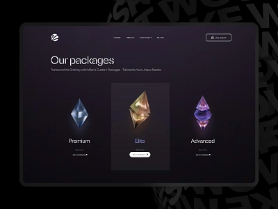 3D Packages Design – MILAN Webionics 3d 3d design 3d icon 3d icon set 3d rendering design package design package section ui uiux ux website