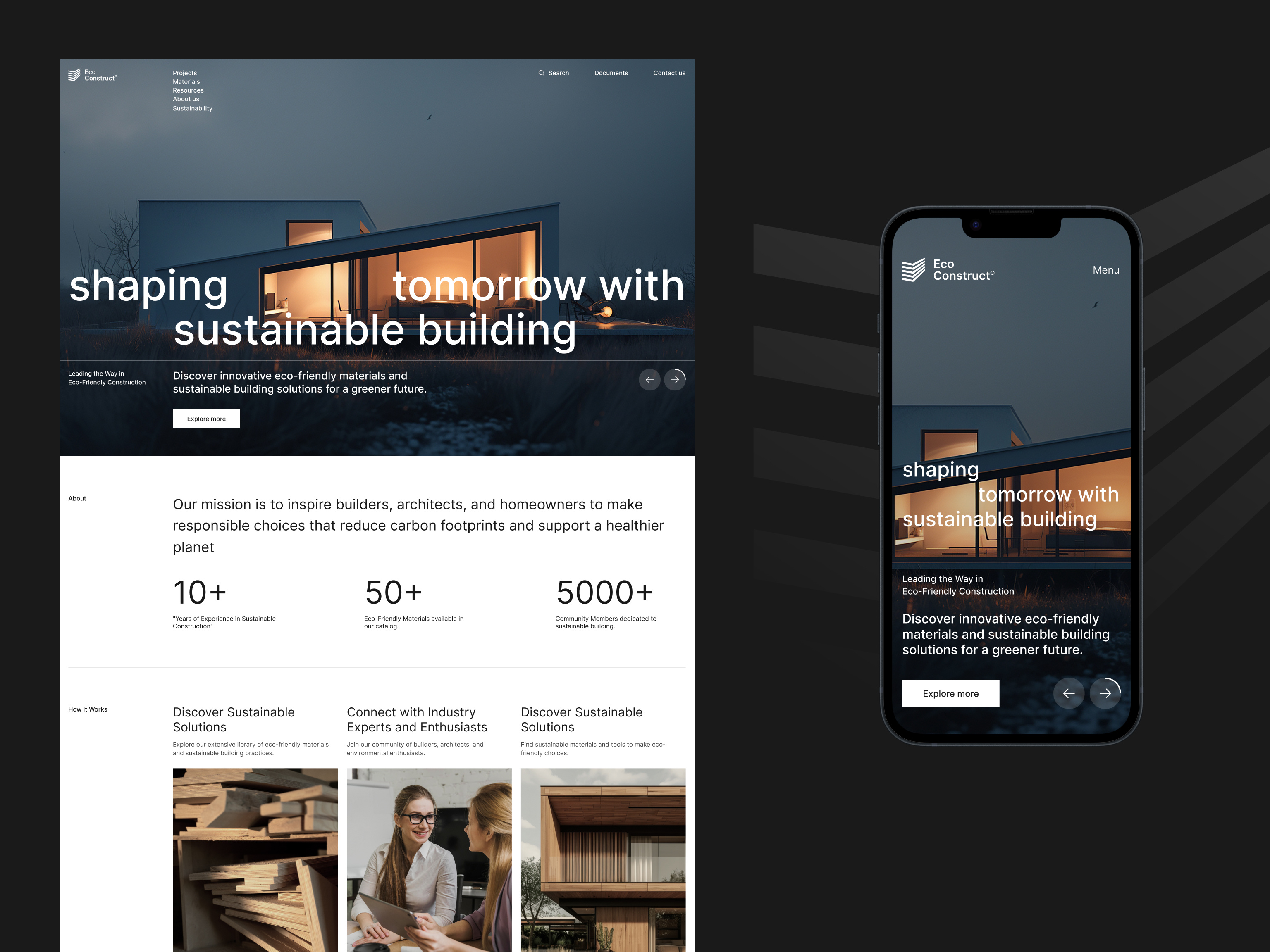 Example of Real Estate Website Design