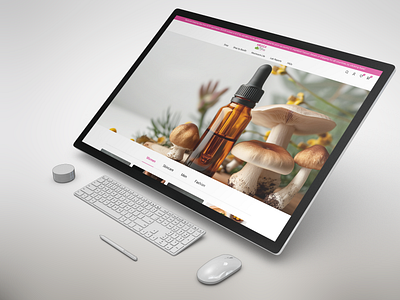 Mecca Botanica ui website websitedesign