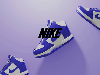 Shoes 3D Animation 3d animation blender branding graphic design illustations motion graphics nike shoes product design ui