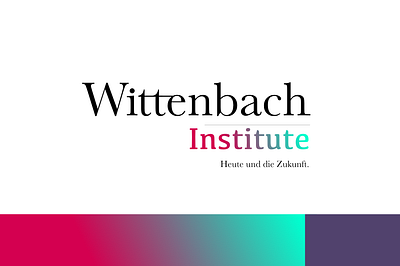 Wittenbah Institute Wordmark brand branding colors design education filip future identity institute intitution komorowski logo logotype social typography vector wordmark zukunft