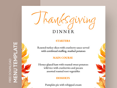 Thanksgiving Menu Free Google Docs Template docs free google docs templates free template free template google docs google google docs google docs menu template menu menu design menu template template templates thanksgiving thanksgiving dinner thanksgiving menu thanksgiving menu design