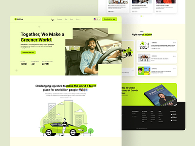 Ride sharing website booking website car ride car sharing car taxi bike courier delivery ev charging landing page online booking rent rental website ride booking ride sharing ride sharing app ride sharing website transportation travel ui ux website