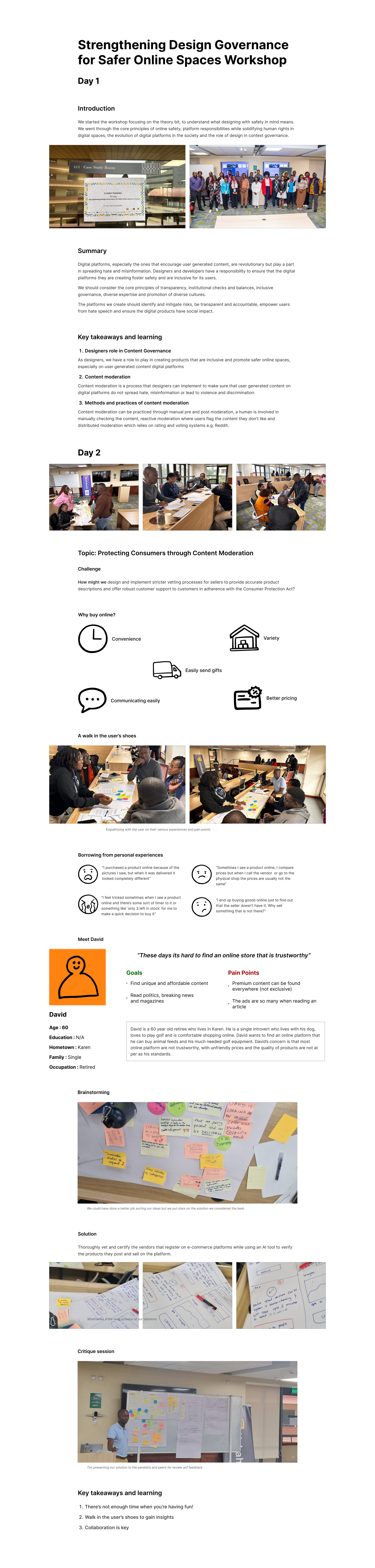 Design Governance Workshop