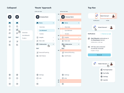 Inventory Management - Navigation b2b clean colors dashboard data inventory logistics management navigation product design shipping sidebar supply chain top bar transportation typography ui user flow ux web app