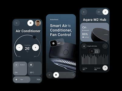 Smart Home App Redesign UI app design design figma figma design ui ux website design