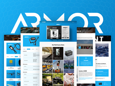 ARMOR™ | Web Design for Advanced Asset Management Solutions assetmanagement assettracking fleetmanagement lightdesign responsivedesign sustainabletech ui userexperience visualdesign