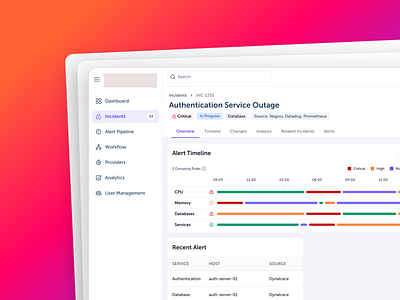 Dev Tool Design - Alert Management bangladesh business code design dev devtools mvp productdeisgn saas service startups ui ux ycombinator