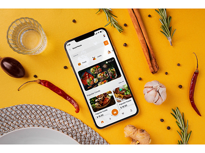 Snacks n Meals | Mobile App design mobileapp ui