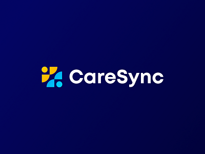 CareSync - Healthcare Services Logo biomedical biotechnology brand identity branding care caresync logo health insurance healthcare service hospice care hospital logo medical medical device medicine medtech pharmaceutical saas wellness