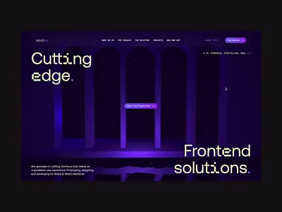 Emotion Promo — WebGL Scroll 3d animation colorful design motion graphics typography ui ux webgl website