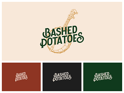 Logo Design - Bashed Potatoes branding design graphic design illustration logo modern vector