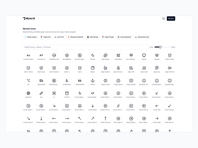 New Landing Design for MynaUI Icons 🌟 design icon icons landing landing page minimal saas ui web design