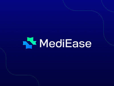 MediEase - Healthcare Services Logo biomedical biotechnology brand identity branding care health insurance healthcare service hospice care hospital logo medical medical device medicine mediease logo medtech pharmaceutical saas wellness