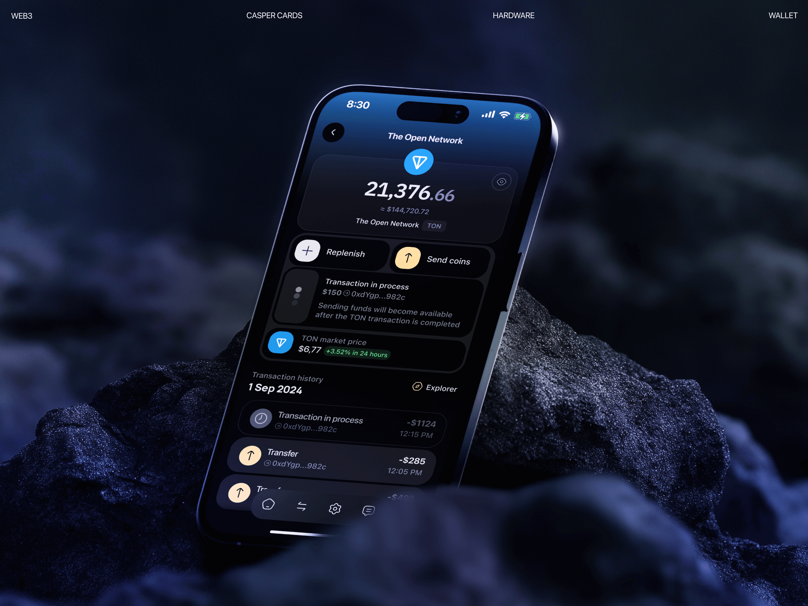 Casper Cards: Crypto Hardware Wallet by Vlad Goncharov for Flatonica on  Dribbble