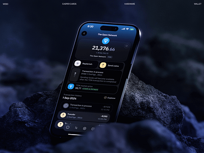Casper Cards: Crypto Hardware Wallet ai app design bank app bitcoin crypto crypto exchange cryptocurrency dapp defi finance fintech mobile app payments platform product design swap token trading wallet web3