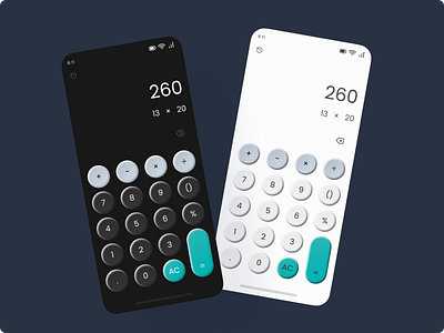 Calculator UI Design branding graphic design ui